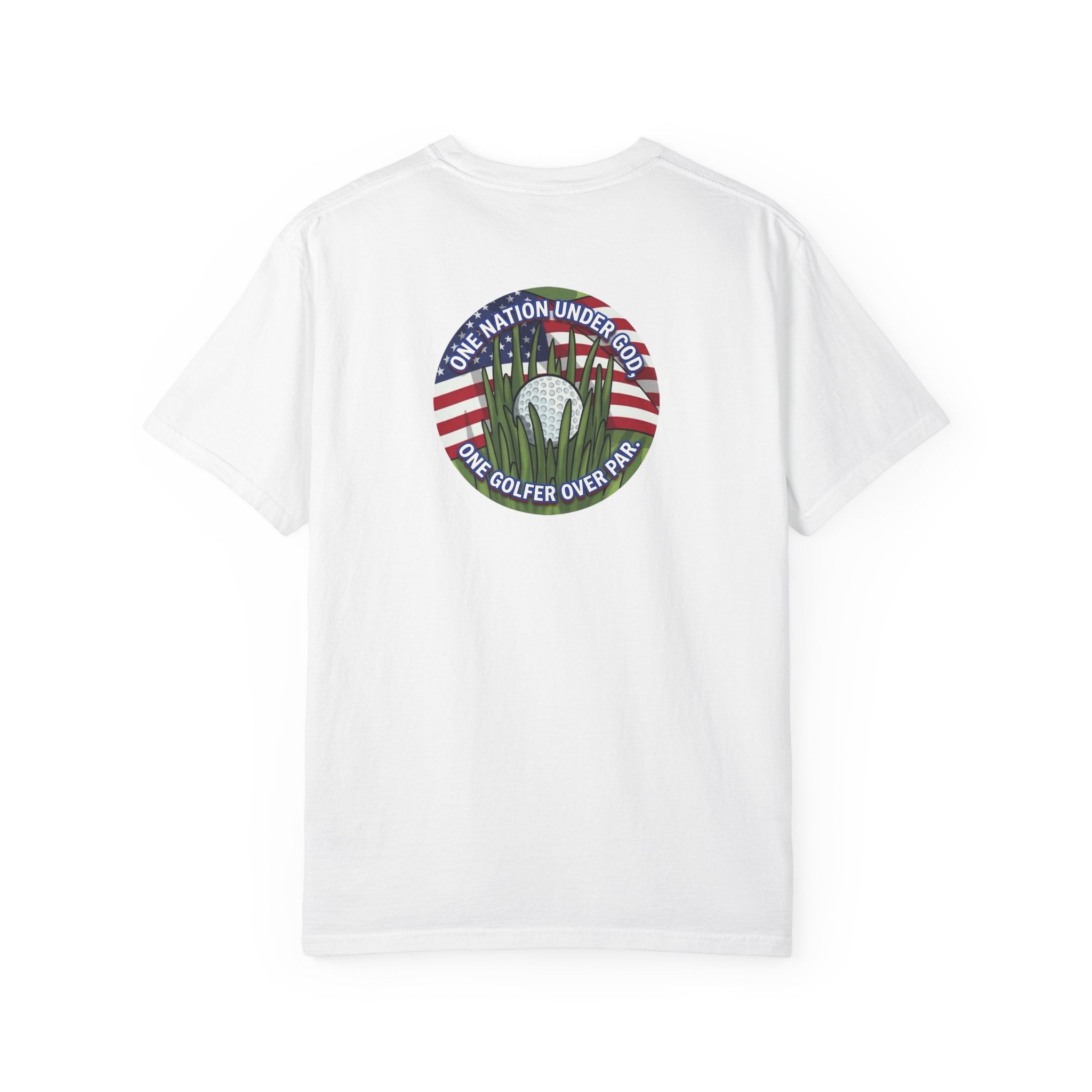 Golf T-Shirt — "One Nation Under God" Patriotic Golf Graphic Tee
