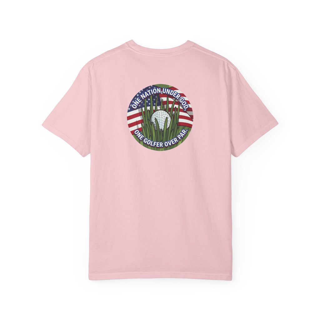 Golf T-Shirt — "One Nation Under God" Patriotic Golf Graphic Tee