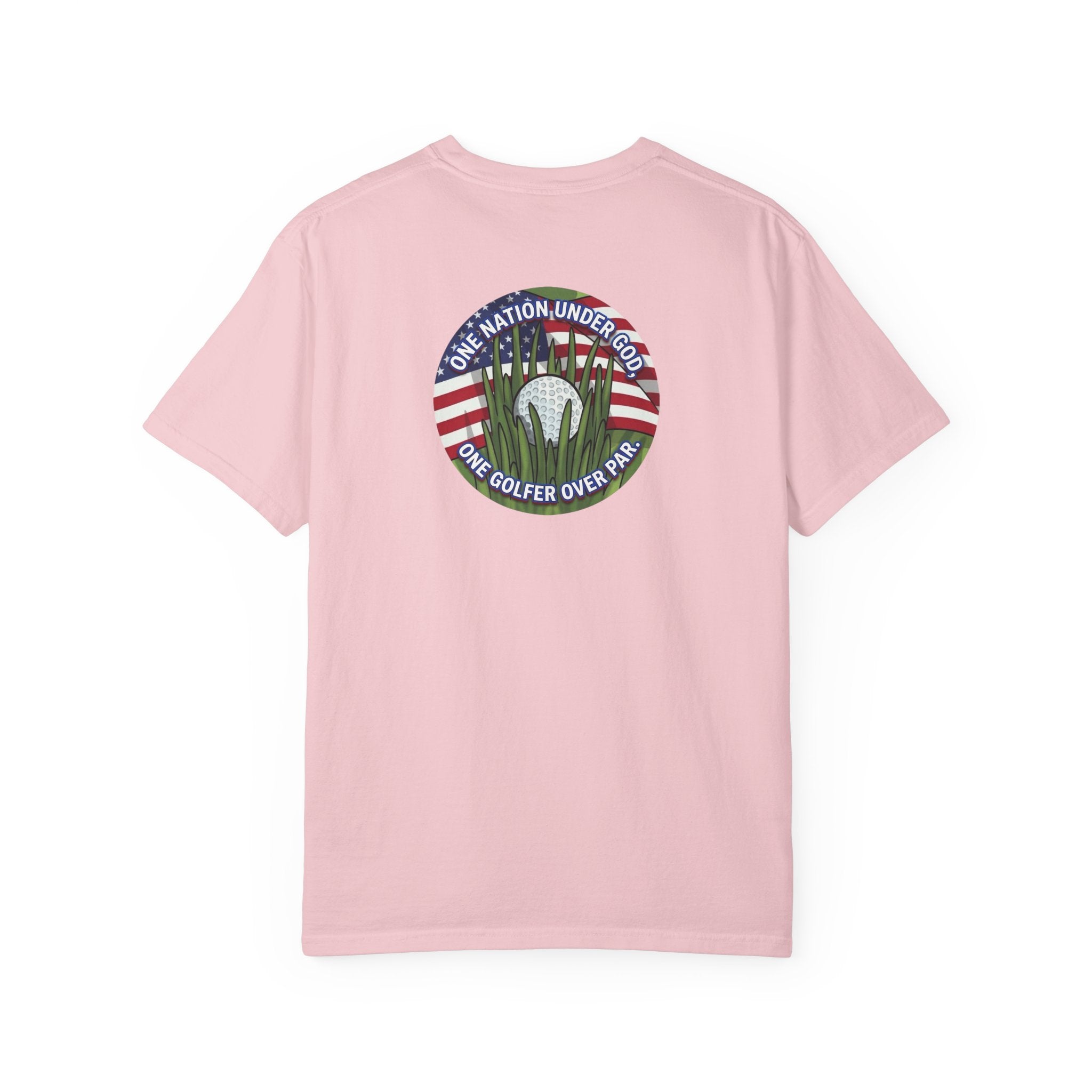Golf T-Shirt — "One Nation Under God" Patriotic Golf Graphic Tee