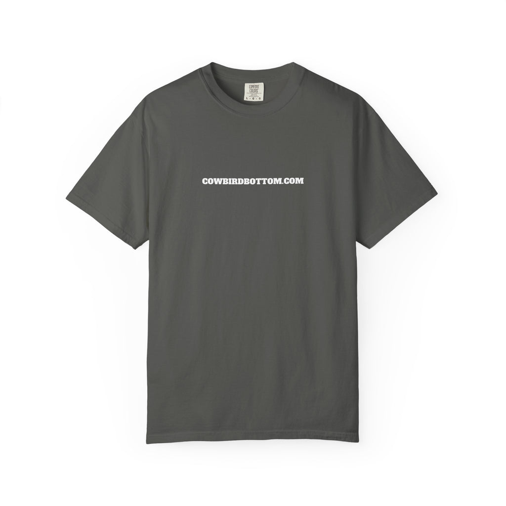 Cow Bird Bottom Logo T-Shirt — Cowbirdbottom.com Graphic Tee