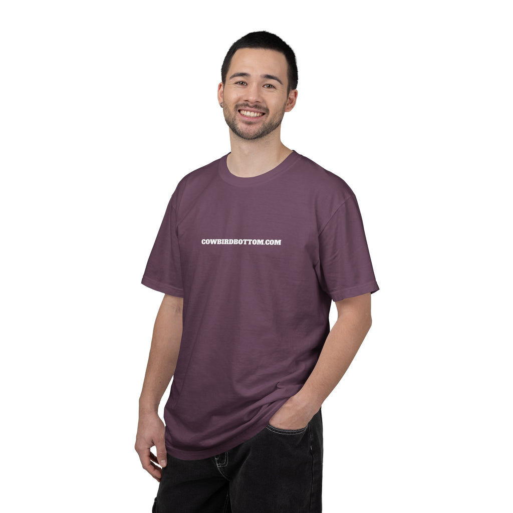 Cow Bird Bottom Logo T-Shirt — Cowbirdbottom.com Graphic Tee
