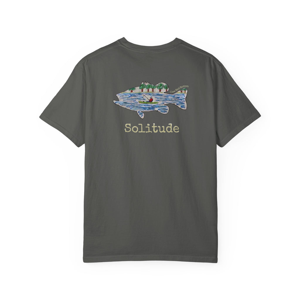 Solitude Fish Graphic T-Shirt — Outdoor Fishing Nature Tee