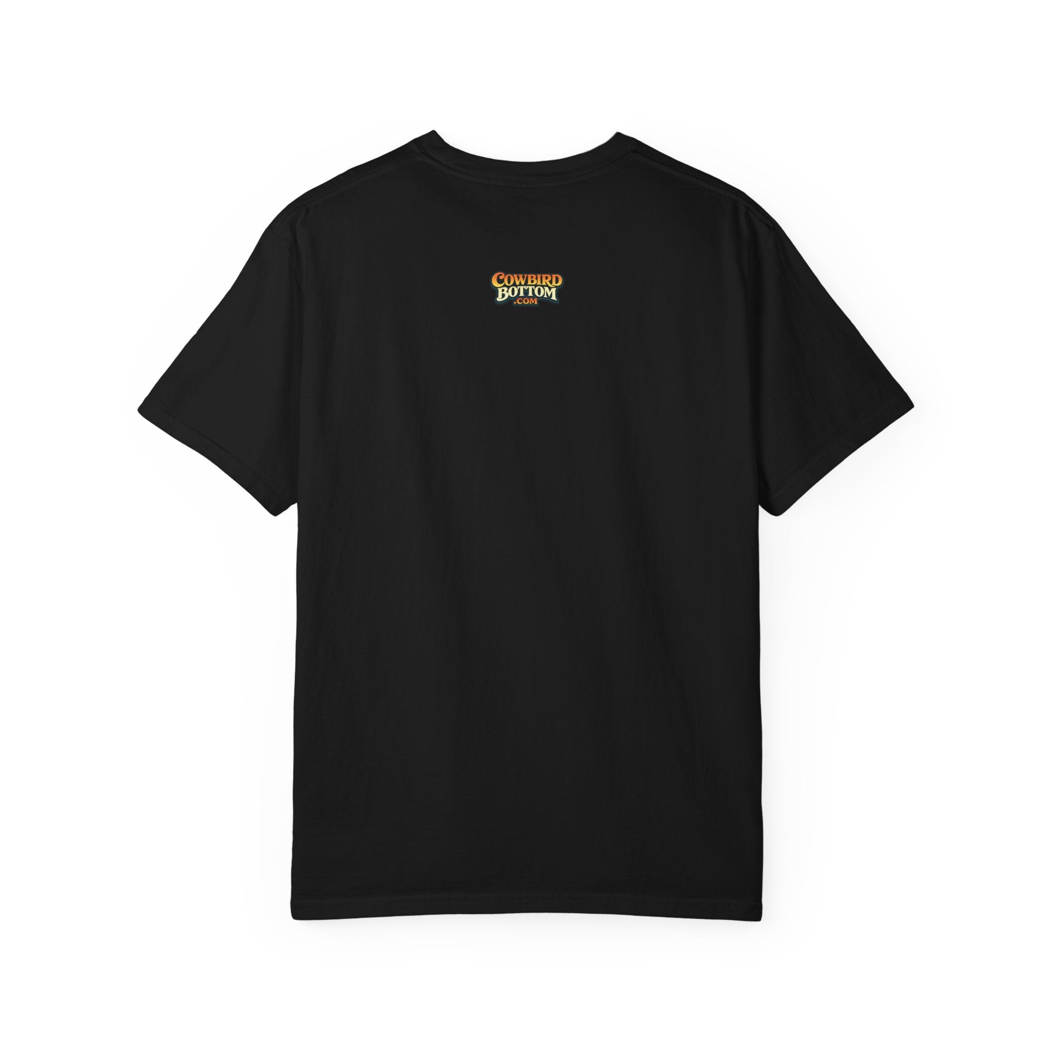“Jesus fish story” logo on front Unisex Garment-Dyed T-shirt