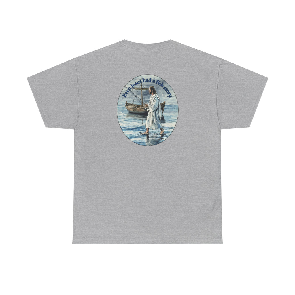 Christian Fishing T‑Shirt logo on back
