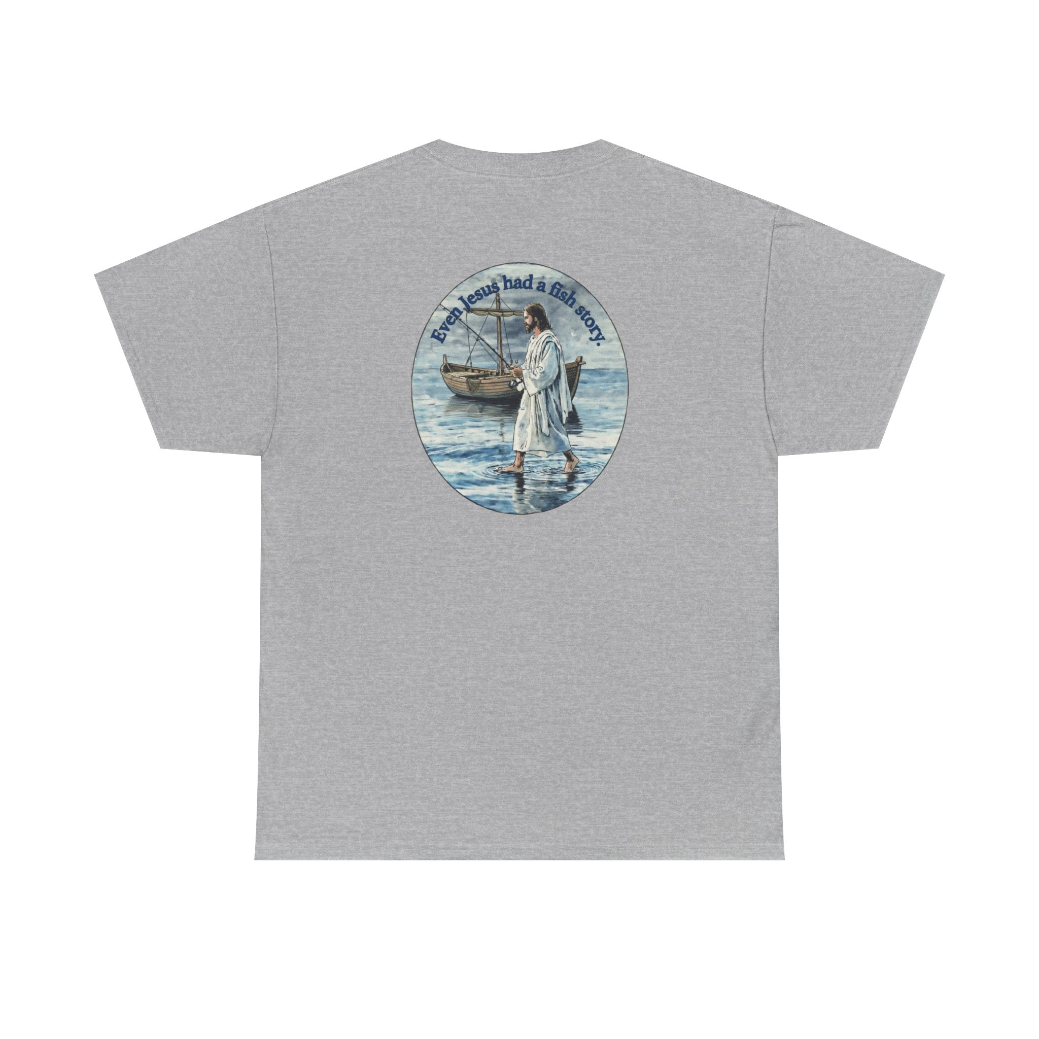 Christian Fishing T‑Shirt logo on back