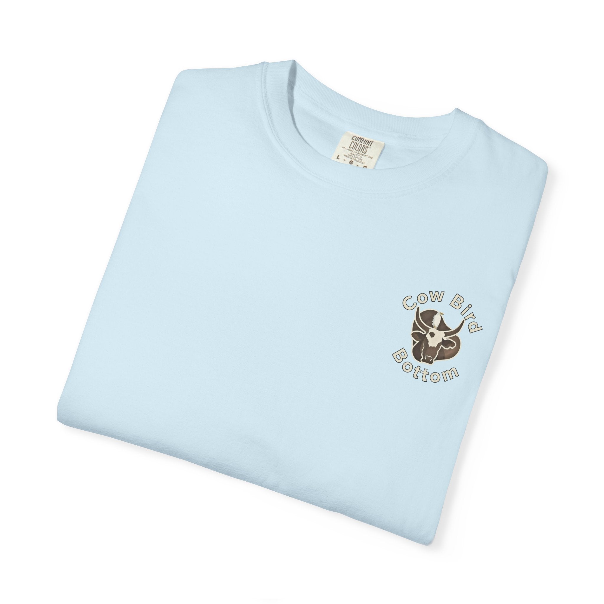T-Shirt — "Southern Style" Cow Bird Bottom Graphic Tee