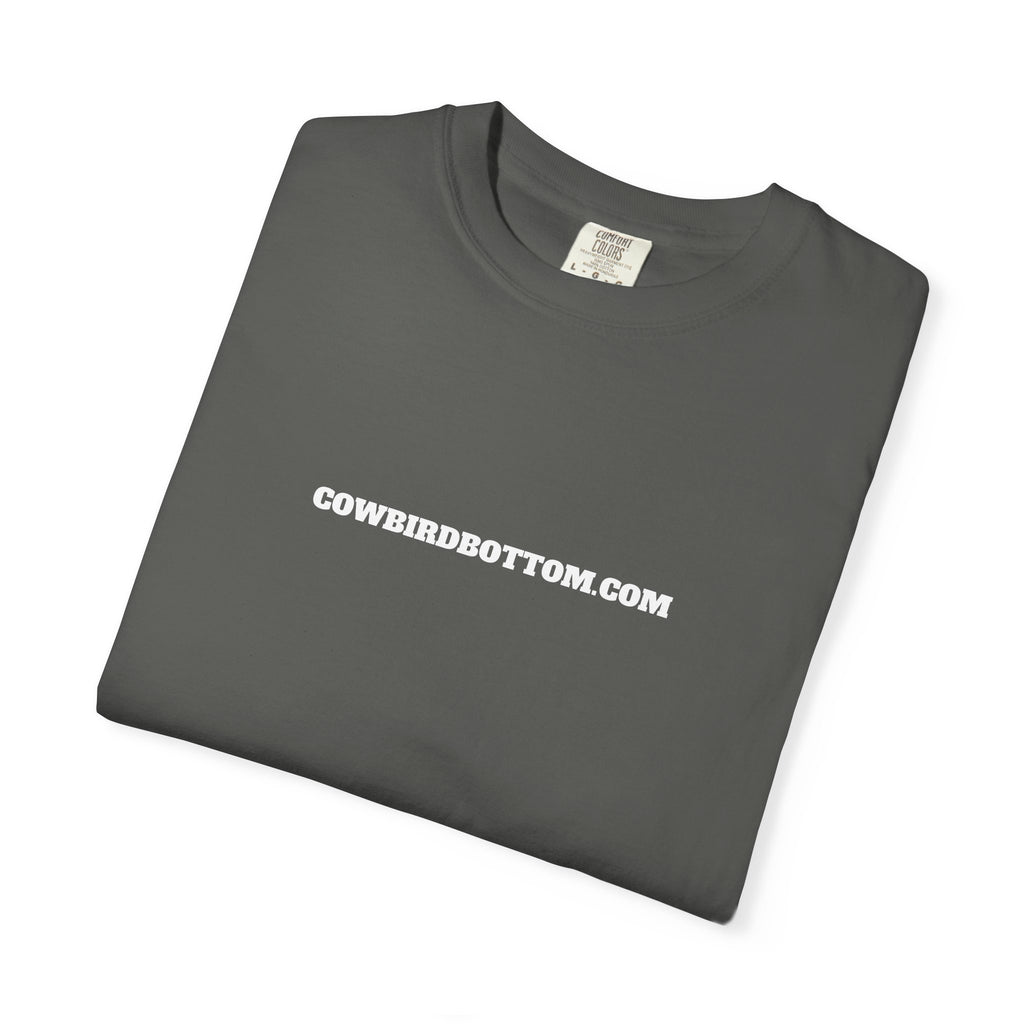 Cow Bird Bottom Logo T-Shirt — Cowbirdbottom.com Graphic Tee
