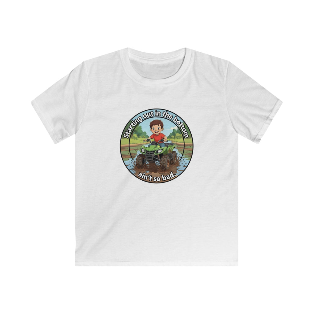 Kids Tee - 'Strap in Out in the Bog' Mud Bogging Off-Road ATV Graphic