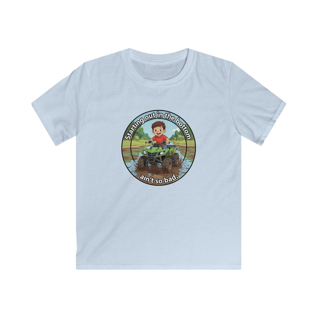 Kids Tee - 'Strap in Out in the Bog' Mud Bogging Off-Road ATV Graphic