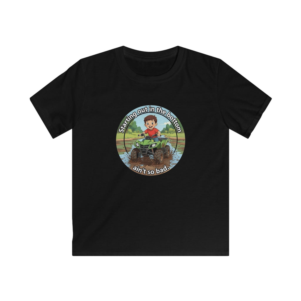 Kids Tee - 'Strap in Out in the Bog' Mud Bogging Off-Road ATV Graphic