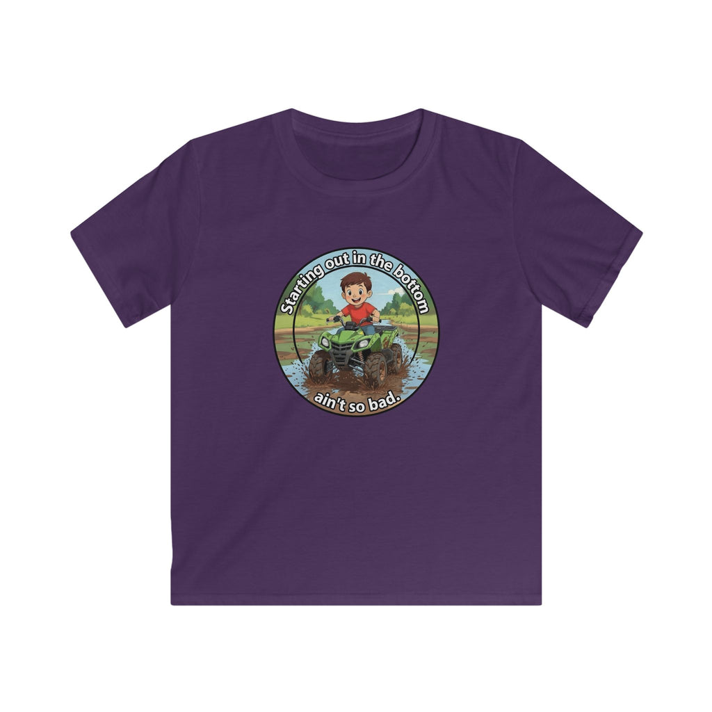 Kids Tee - 'Strap in Out in the Bog' Mud Bogging Off-Road ATV Graphic