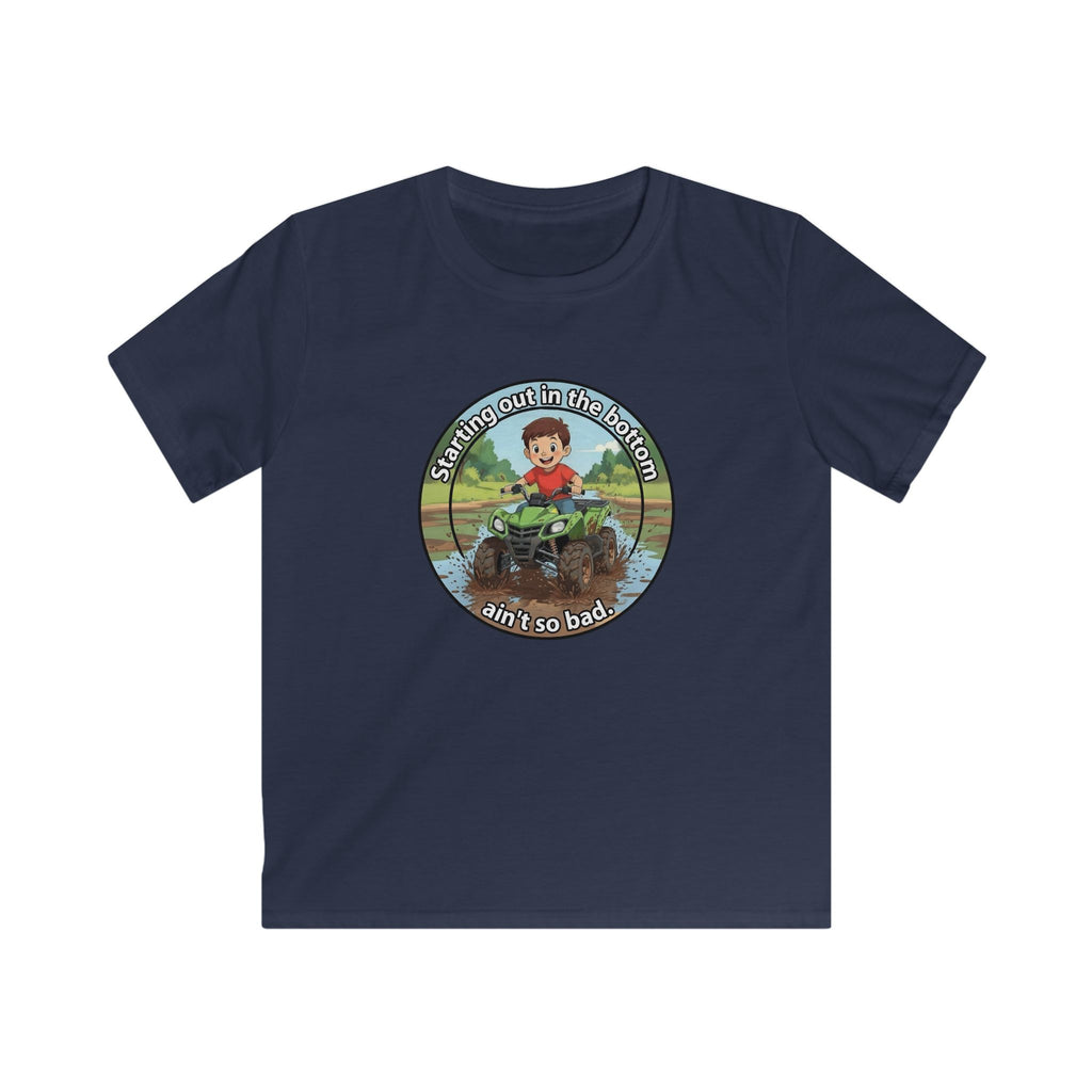 Kids Tee - 'Strap in Out in the Bog' Mud Bogging Off-Road ATV Graphic