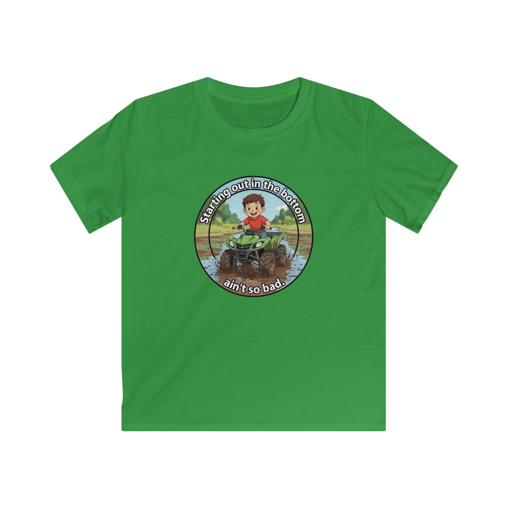 Kids Tee - 'Strap in Out in the Bog' Mud Bogging Off-Road ATV Graphic