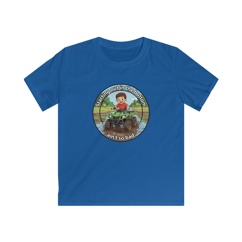 Kids Tee - 'Strap in Out in the Bog' Mud Bogging Off-Road ATV Graphic