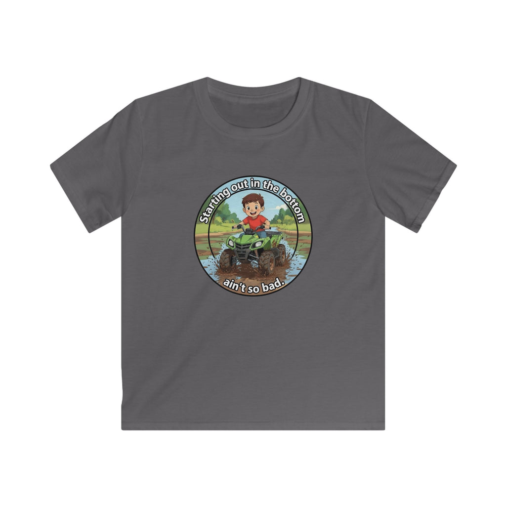 Kids Tee - 'Strap in Out in the Bog' Mud Bogging Off-Road ATV Graphic