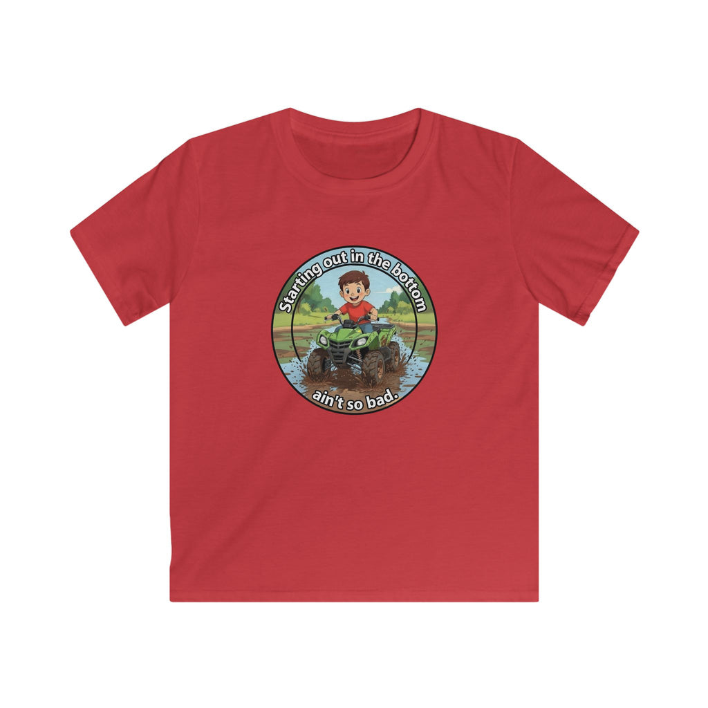 Kids Tee - 'Strap in Out in the Bog' Mud Bogging Off-Road ATV Graphic