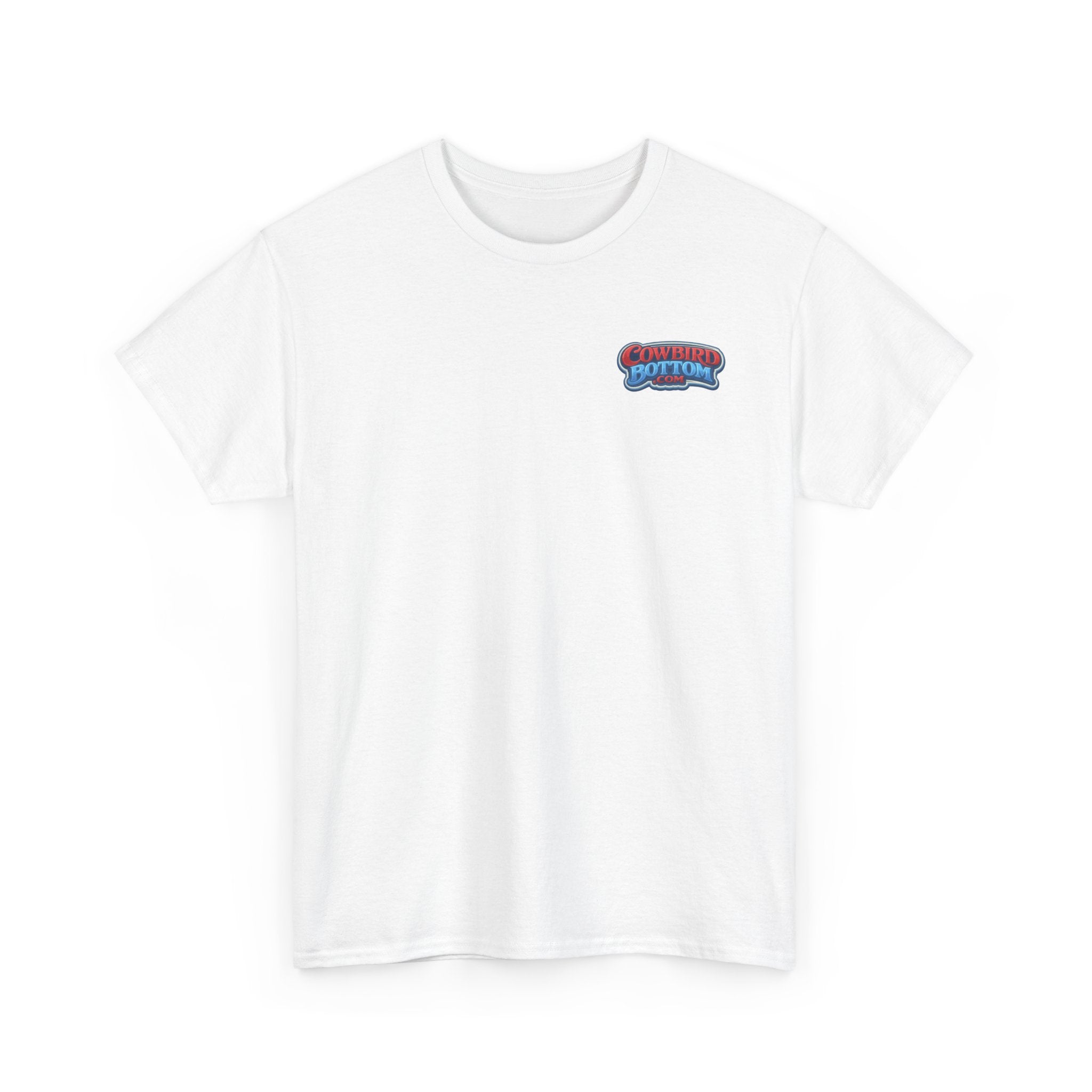 Excavator Logo T‑Shirt — Vintage Construction Crew Tee (Back Graphic: 'This Is My Alma Mater')