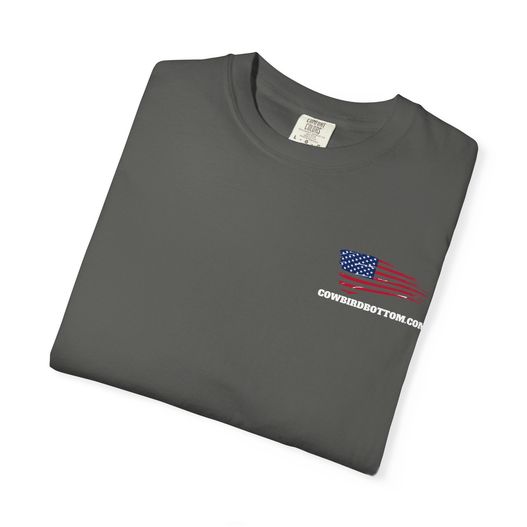 Support Our Troops T-Shirt — American Flag Military Tribute