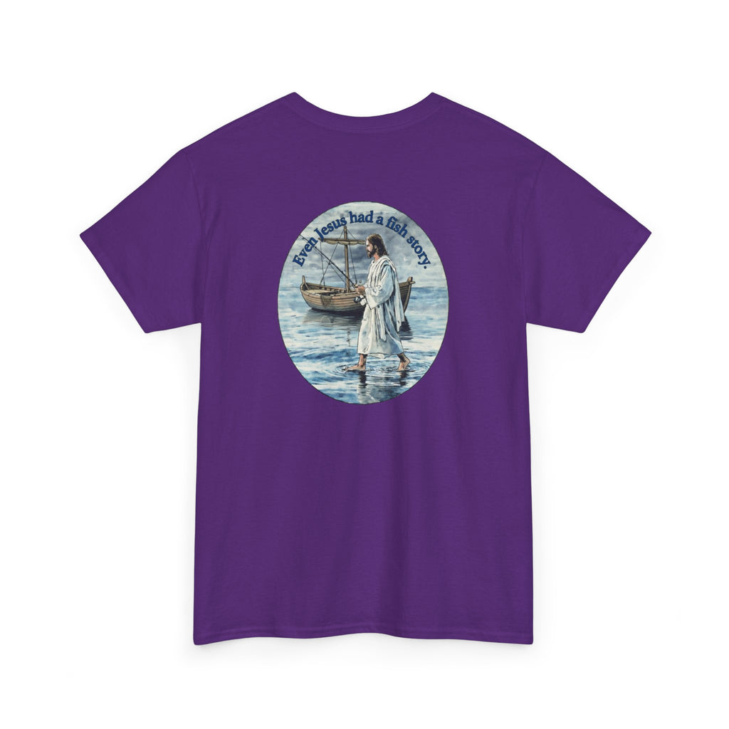 Christian Fishing T‑Shirt logo on back