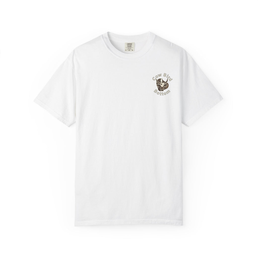 T-Shirt — "Southern Style" Cow Bird Bottom Graphic Tee