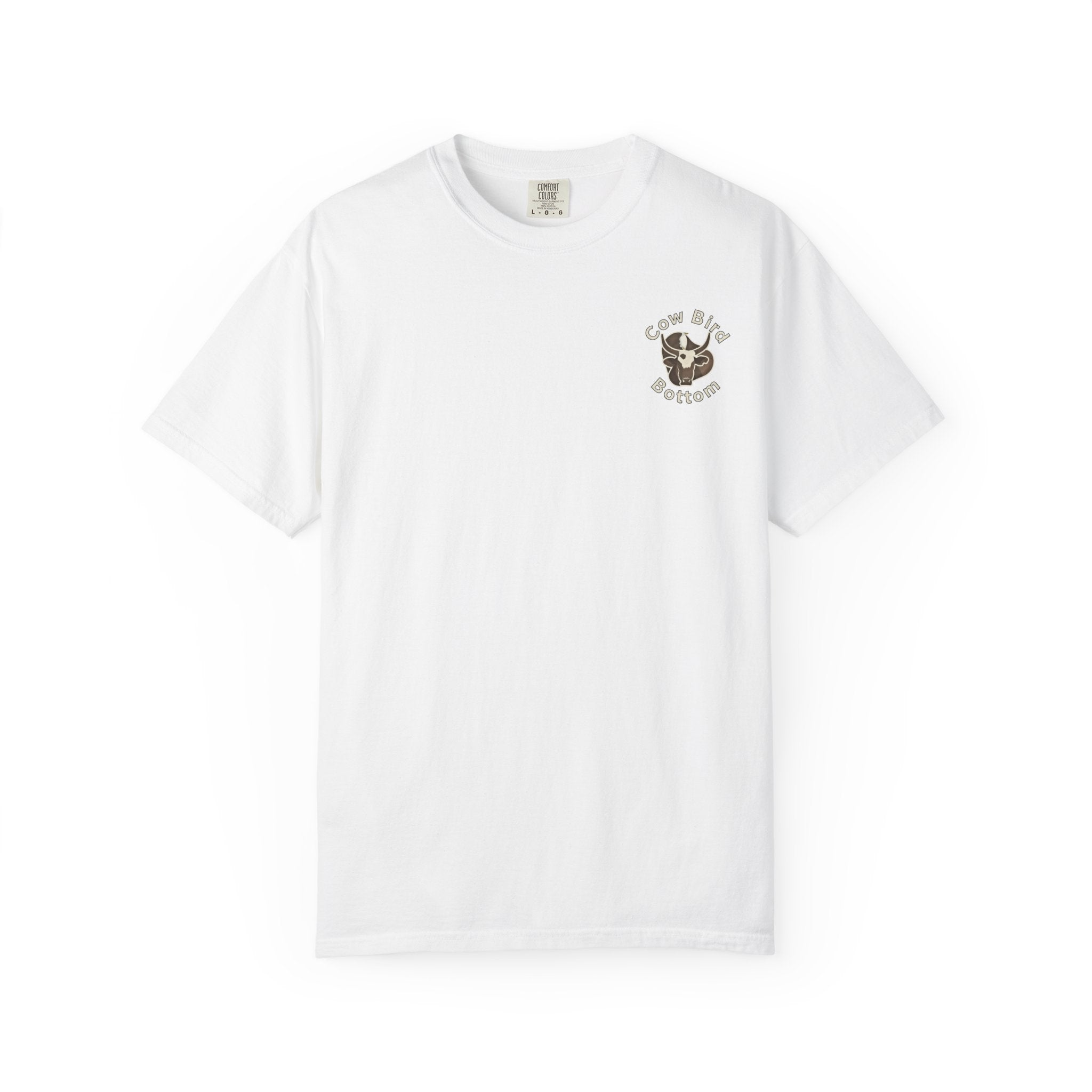 T-Shirt — "Southern Style" Cow Bird Bottom Graphic Tee