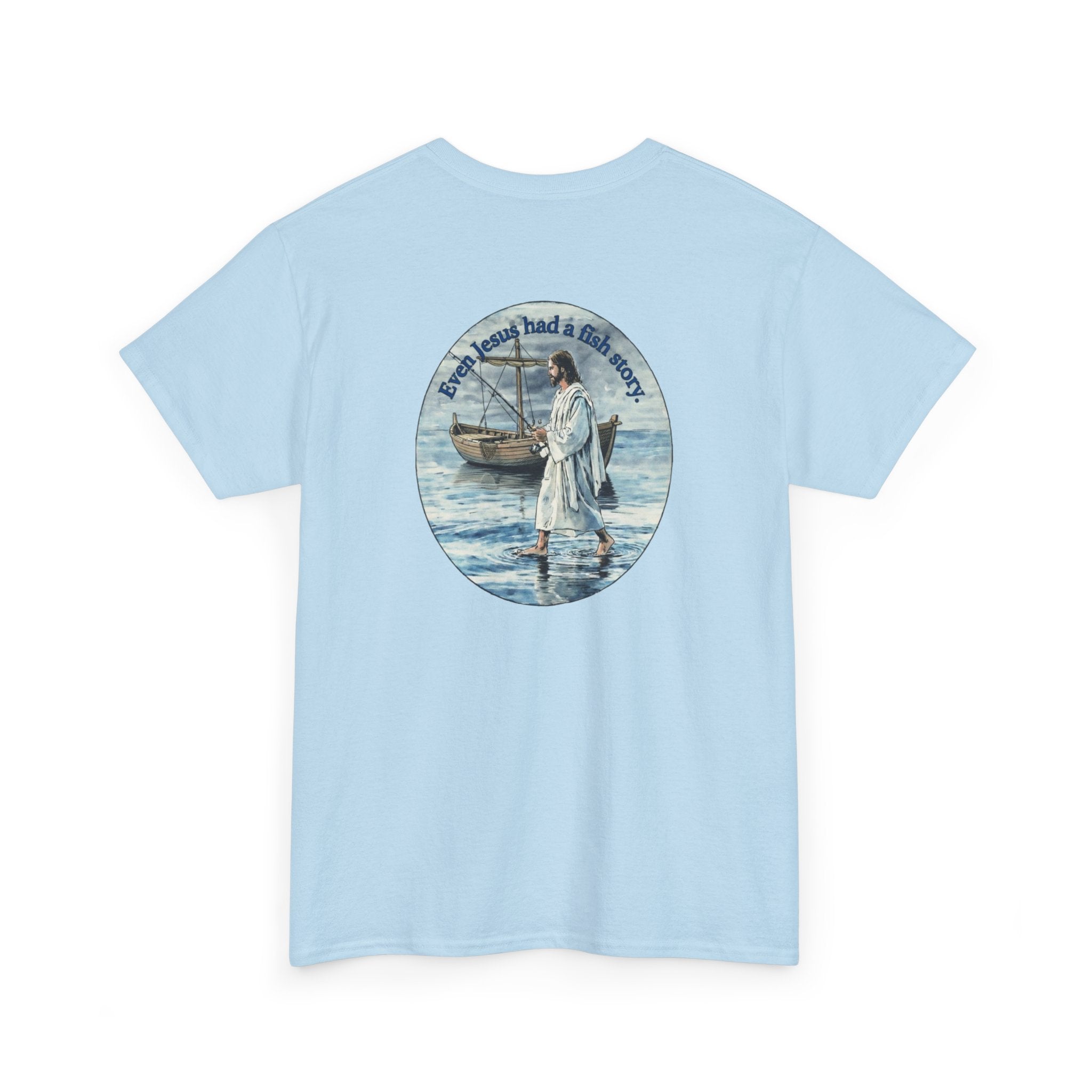 Christian Fishing T‑Shirt logo on back