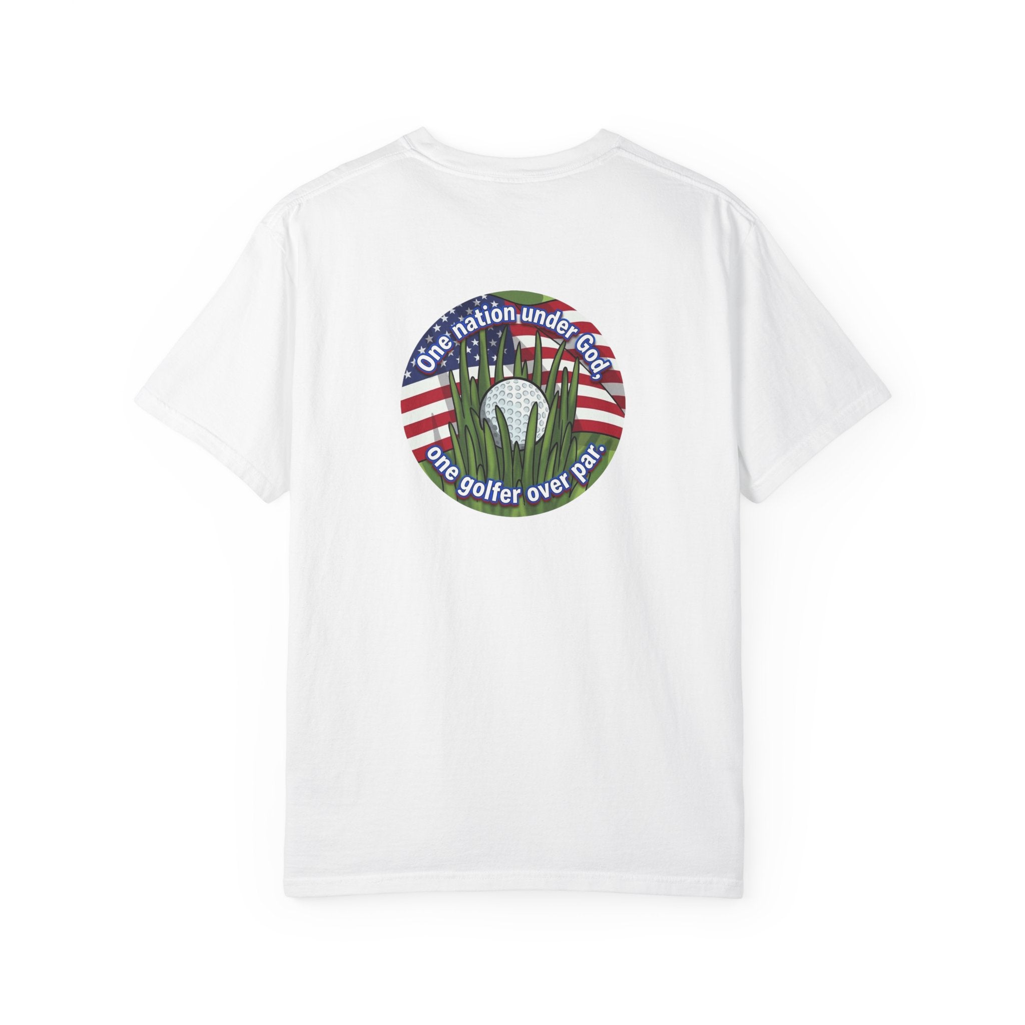 Golf T-Shirt — "One Nation Under God" Patriotic Golf Graphic Tee
