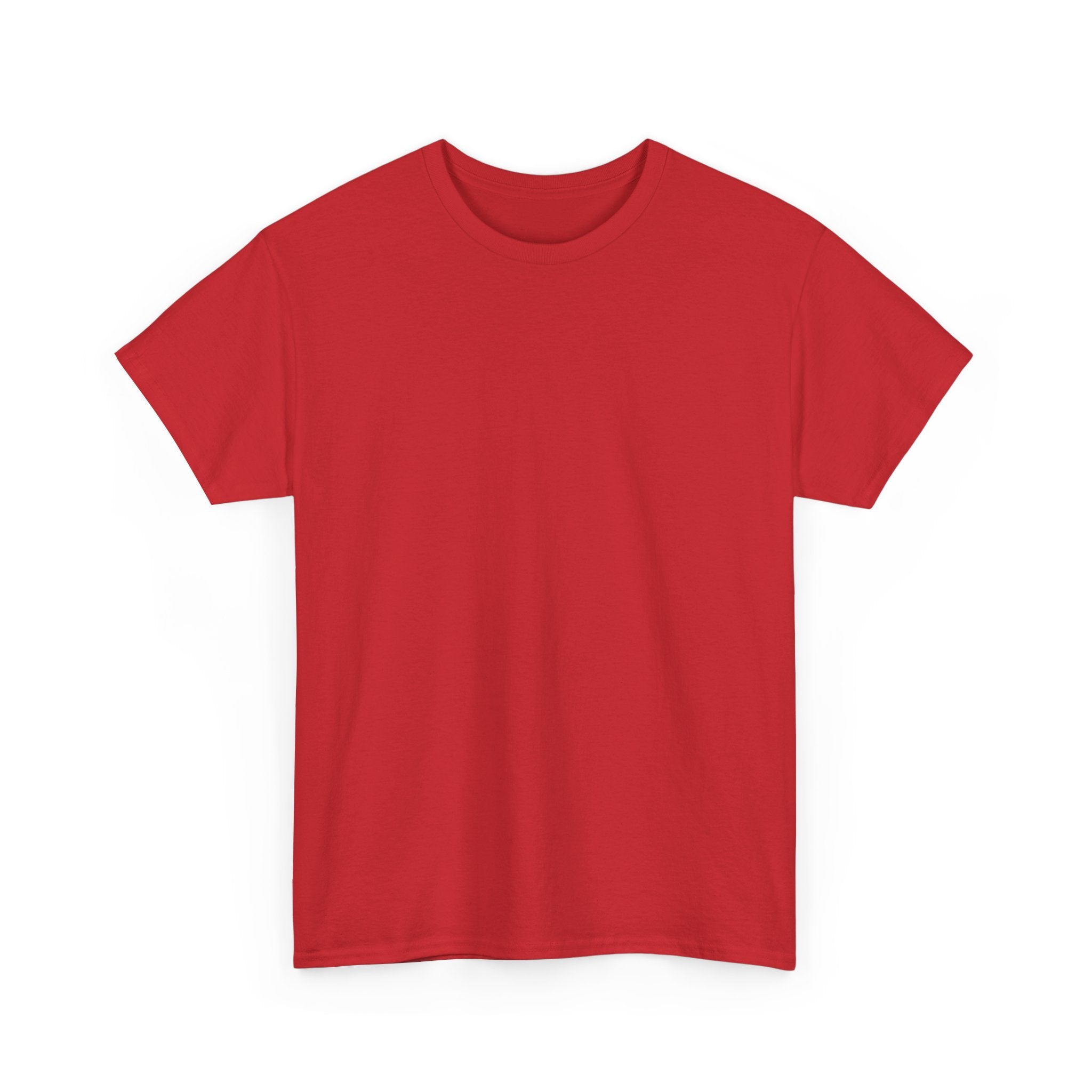 T-Shirt — Cow Bird Bottom tee orange tractor("If you mow it, they will come")