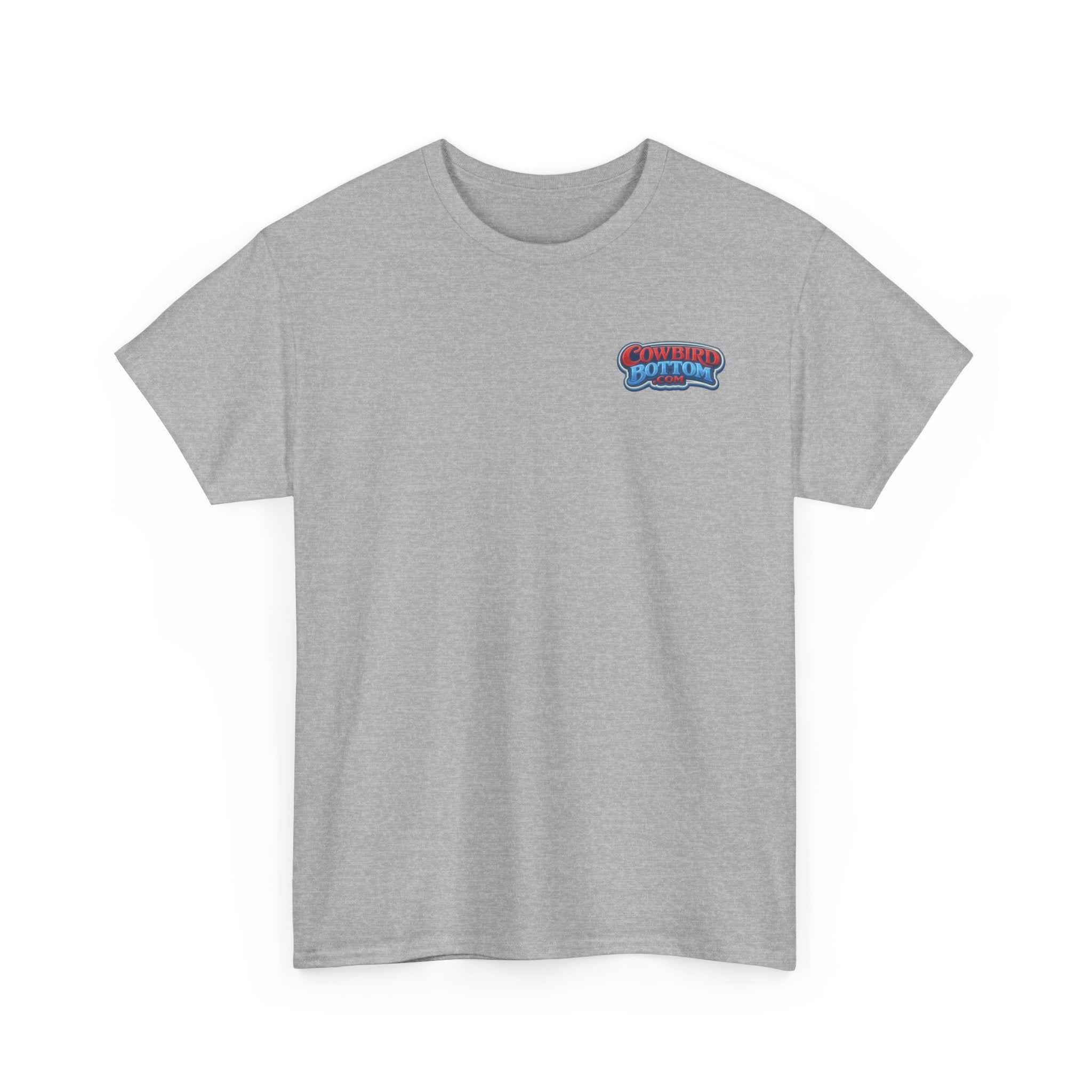Excavator Logo T‑Shirt — Vintage Construction Crew Tee (Back Graphic: 'This Is My Alma Mater')