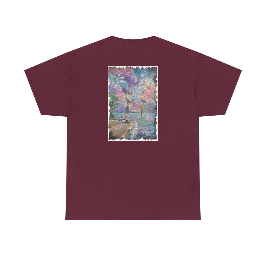 Scenic fishing Tee — 'Come Home to Yourself' Watercolor Graphic T-Shirt
