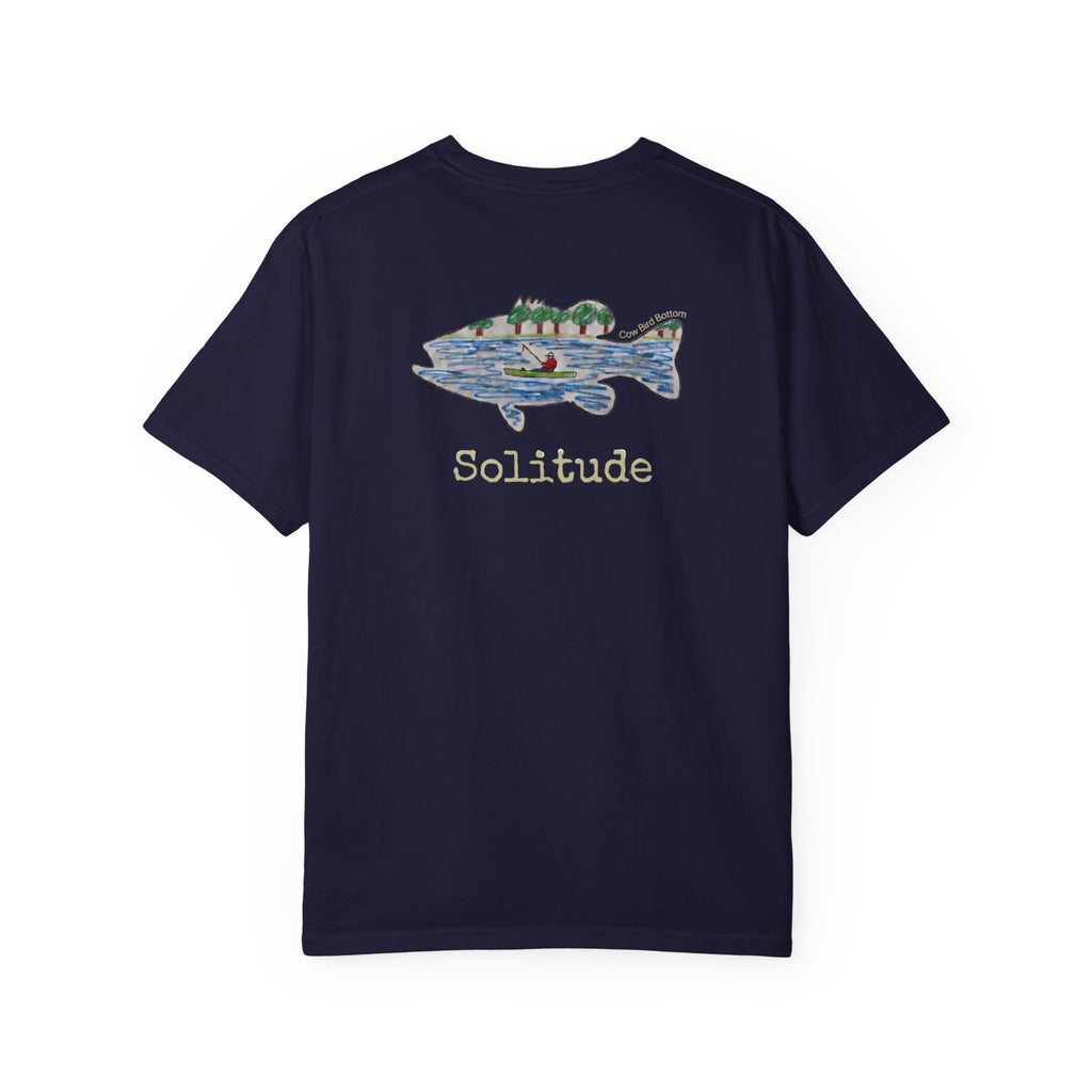 Solitude Fish Graphic T-Shirt — Outdoor Fishing Nature Tee
