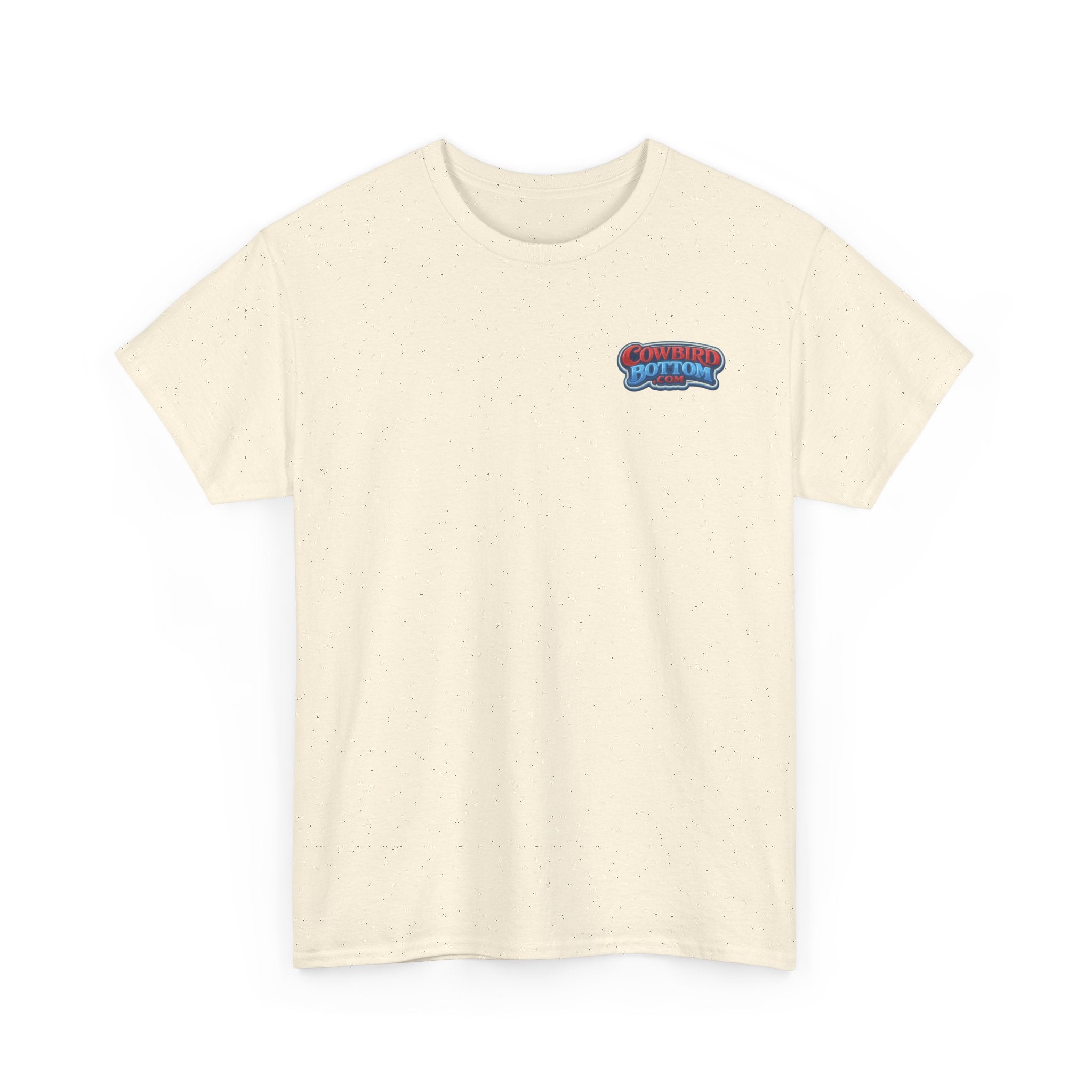 Excavator Logo T‑Shirt — Vintage Construction Crew Tee (Back Graphic: 'This Is My Alma Mater')