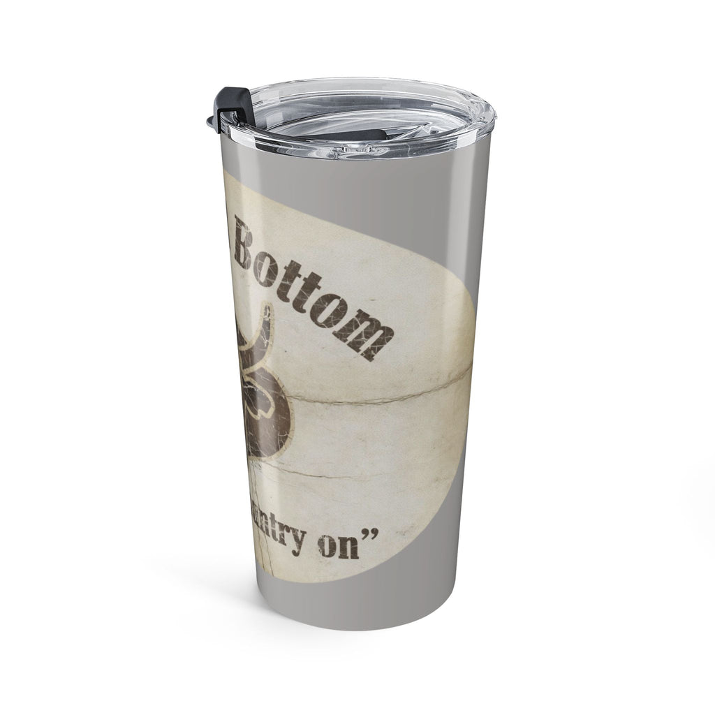 20oz Tumbler – “Cow Bird Bottom” Vintage Ranch Travel Mug