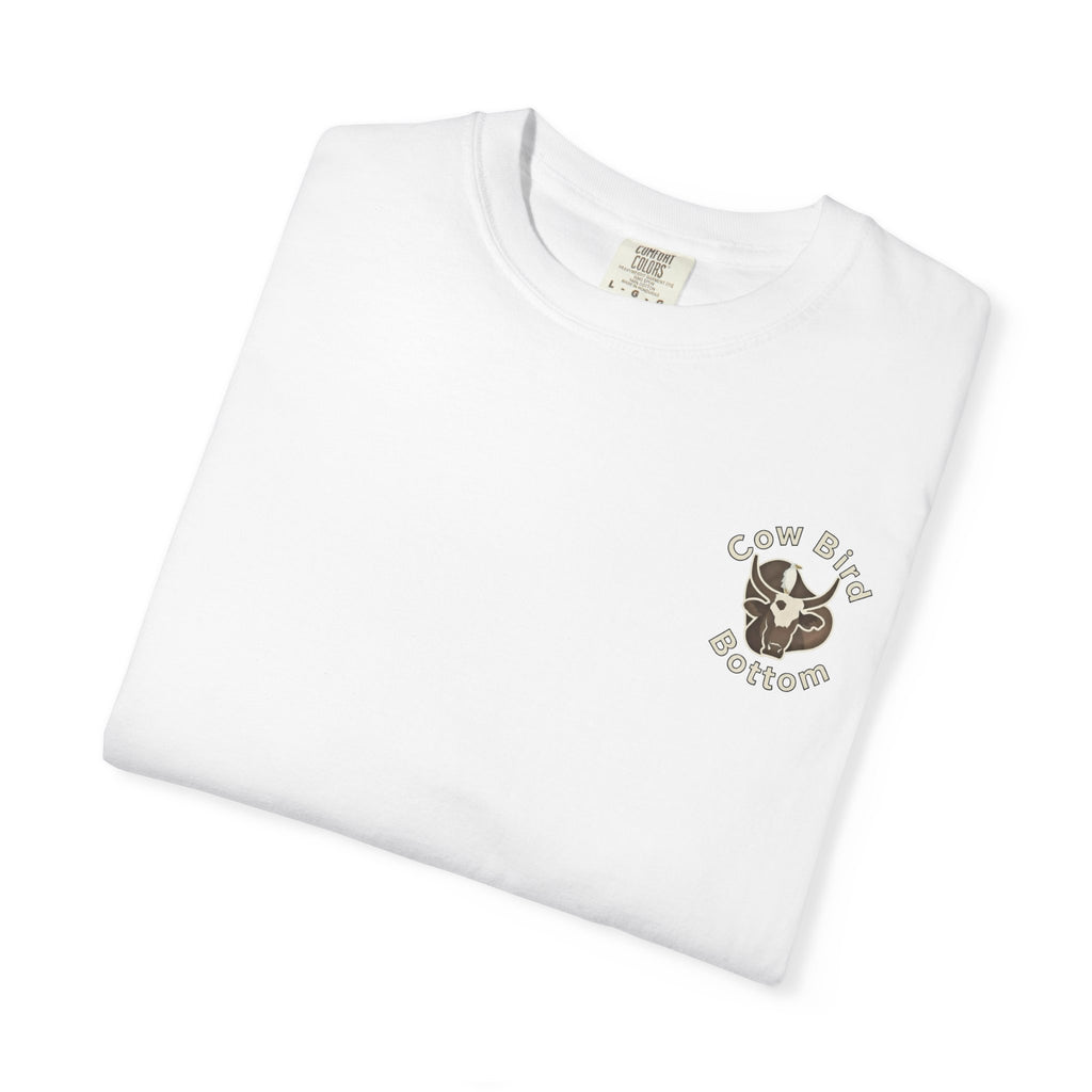 T-Shirt — "Southern Style" Cow Bird Bottom Graphic Tee