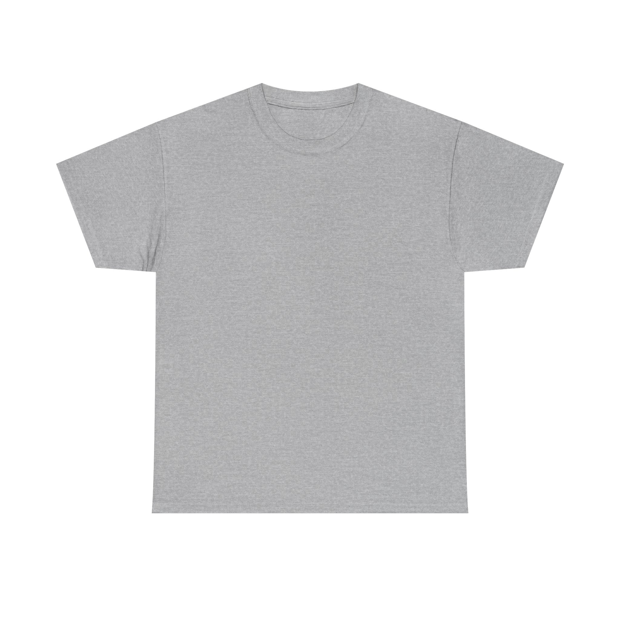 T-Shirt — Cow Bird Bottom tee orange tractor("If you mow it, they will come")