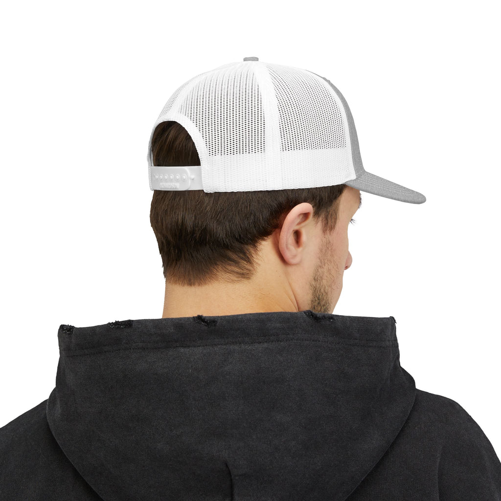 Cow Bird Bottom Richardson Embroidered Trucker Cap