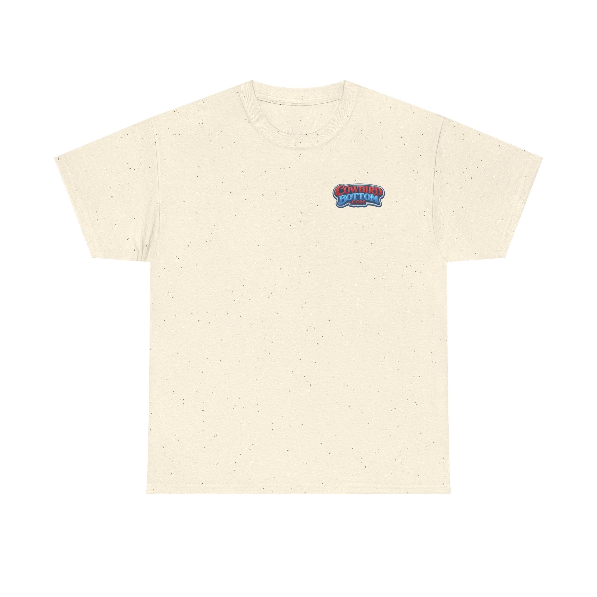 Excavator Logo T‑Shirt — Vintage Construction Crew Tee (Back Graphic: 'This Is My Alma Mater')