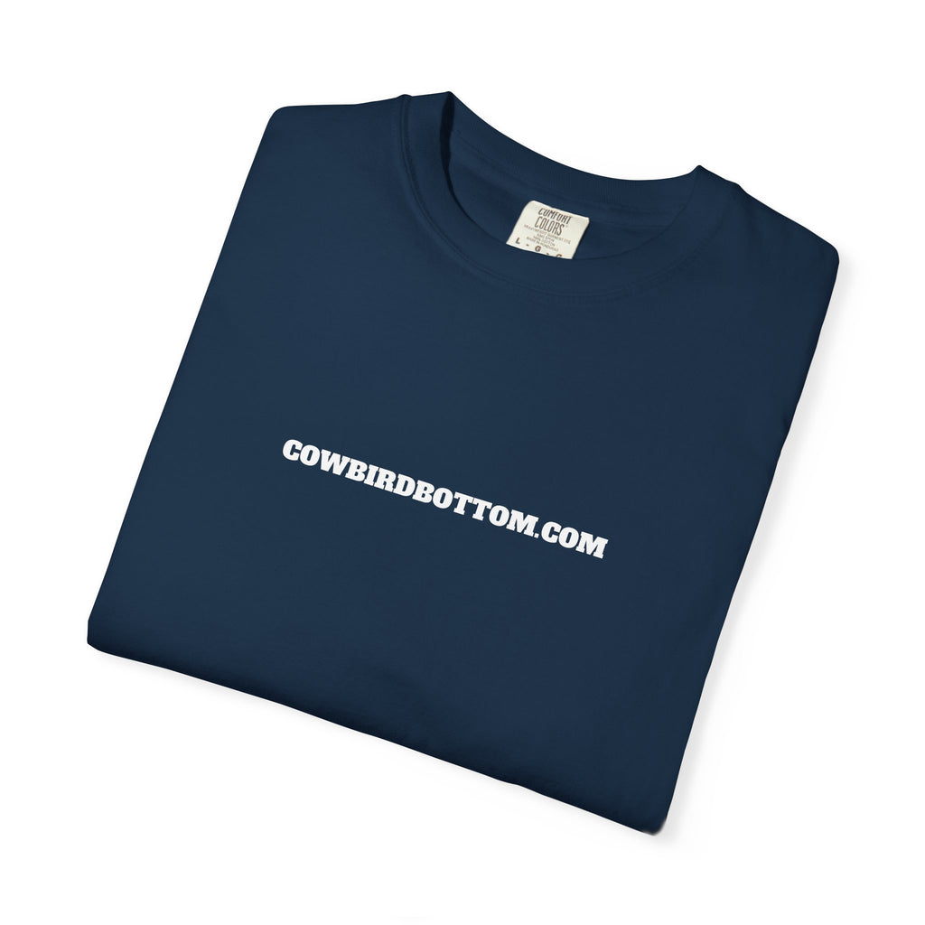 Cow Bird Bottom Logo T-Shirt — Cowbirdbottom.com Graphic Tee