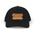 Cow Bird Bottom Patch Trucker Cap - Retro Neon Road Sign Snapback