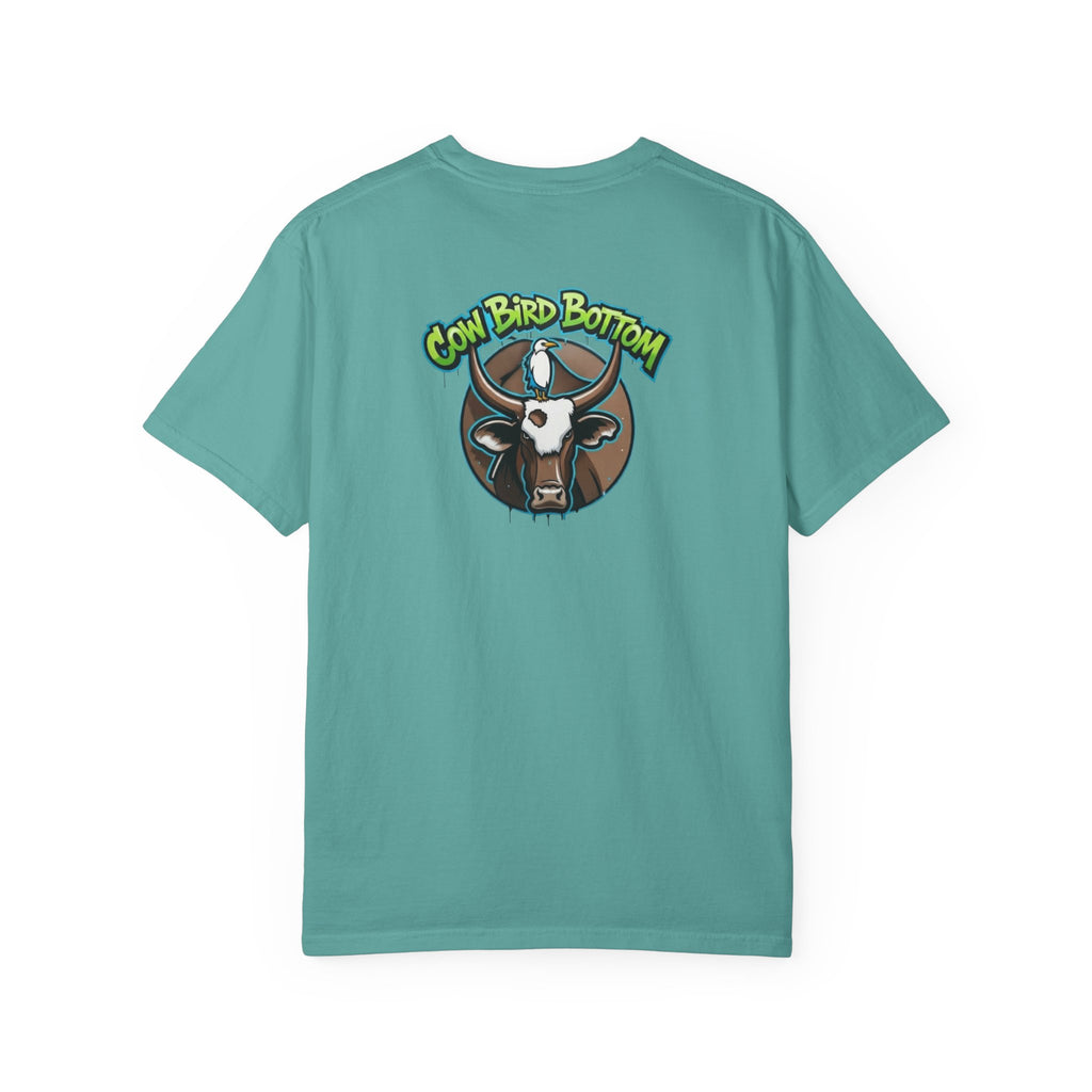 Cow Bird Bottom Logo T-Shirt — Cowbirdbottom.com Graphic Tee