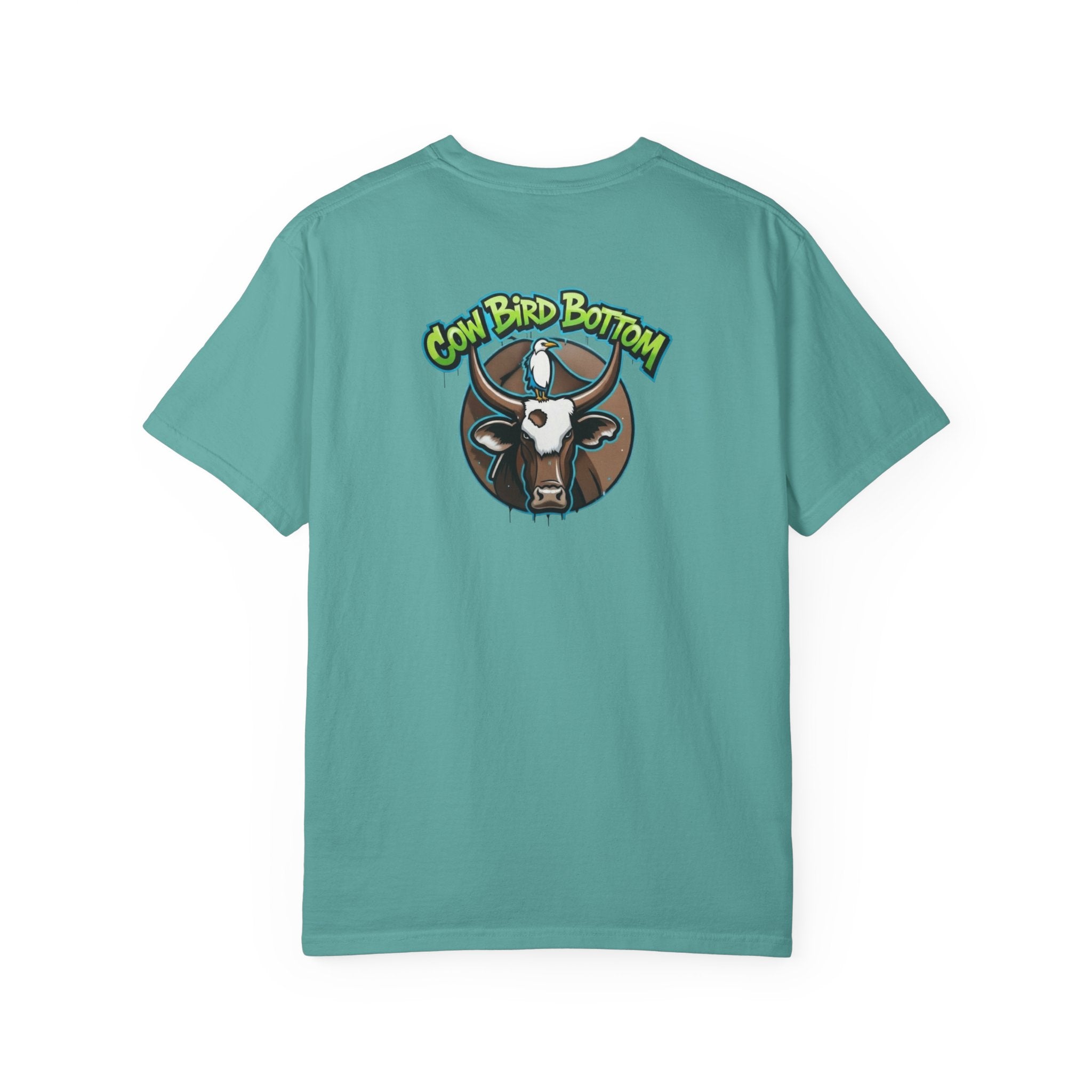Cow Bird Bottom Logo T-Shirt — Cowbirdbottom.com Graphic Tee