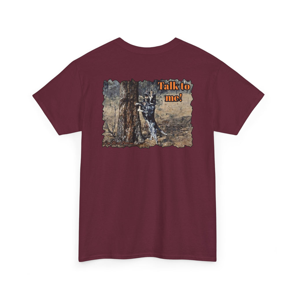 T-Shirt — 'Talk to Me!' Forest Dog Graphic Tee