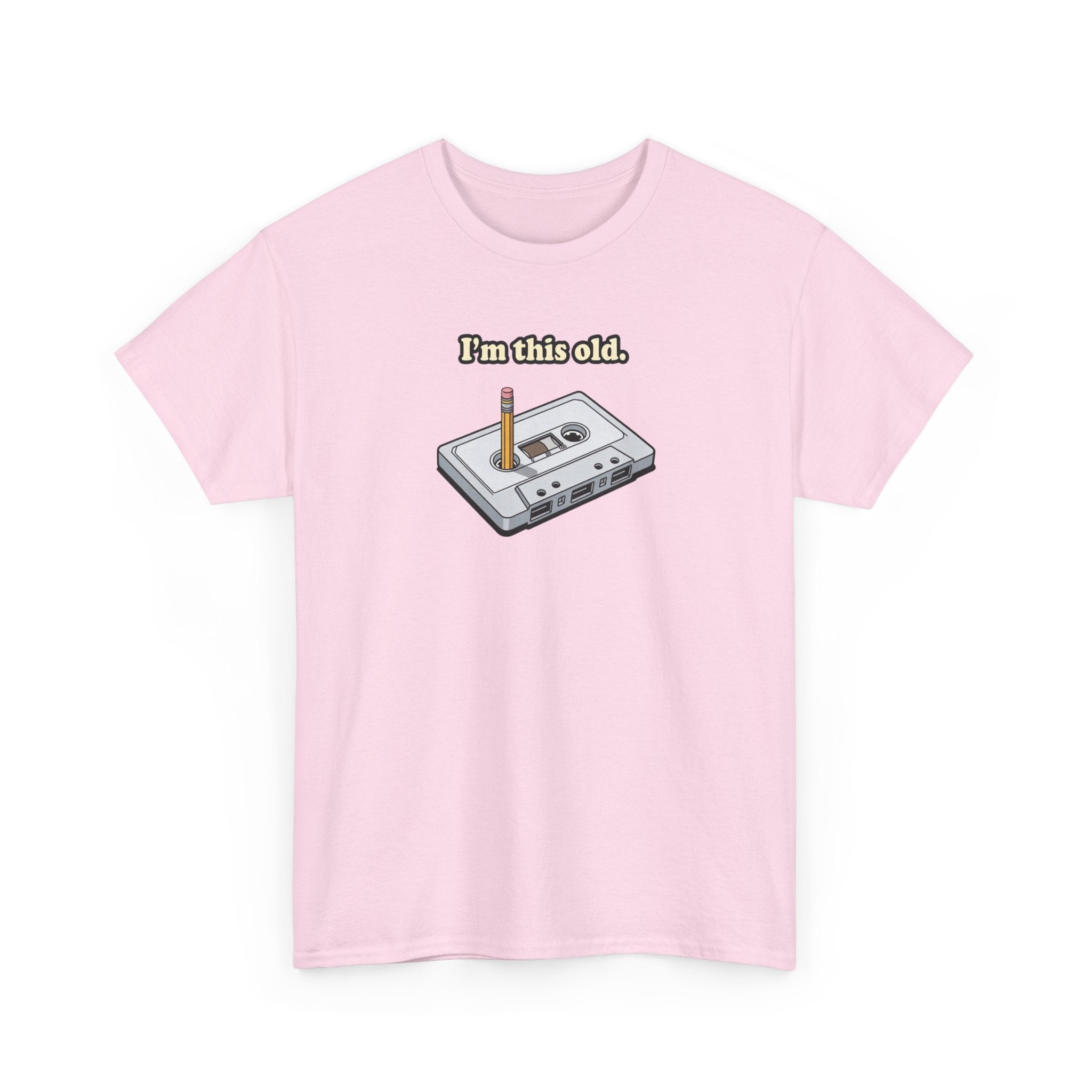 Retro Cassette Tee — "I’m this old" Vintage Music T-Shirt