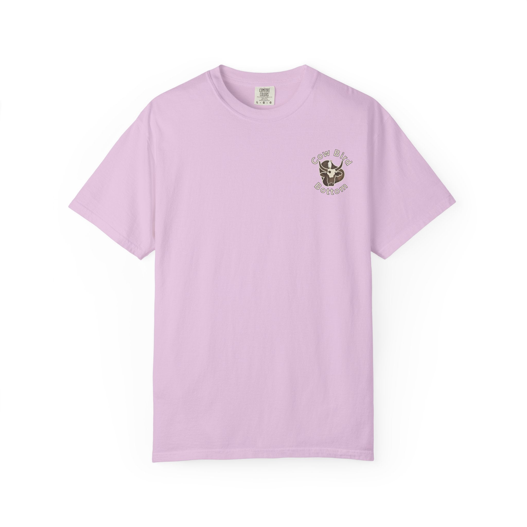 T-Shirt — "Southern Style" Cow Bird Bottom Graphic Tee