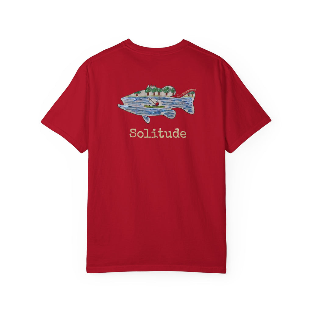 Solitude Fish Graphic T-Shirt — Outdoor Fishing Nature Tee