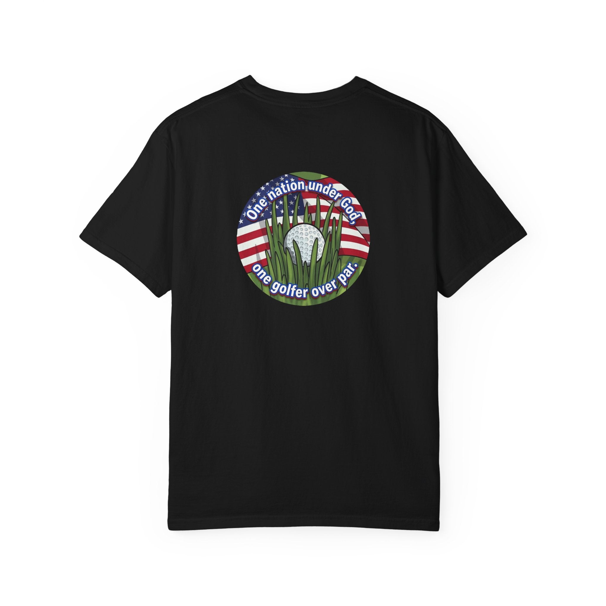 Golf T-Shirt — "One Nation Under God" Patriotic Golf Graphic Tee