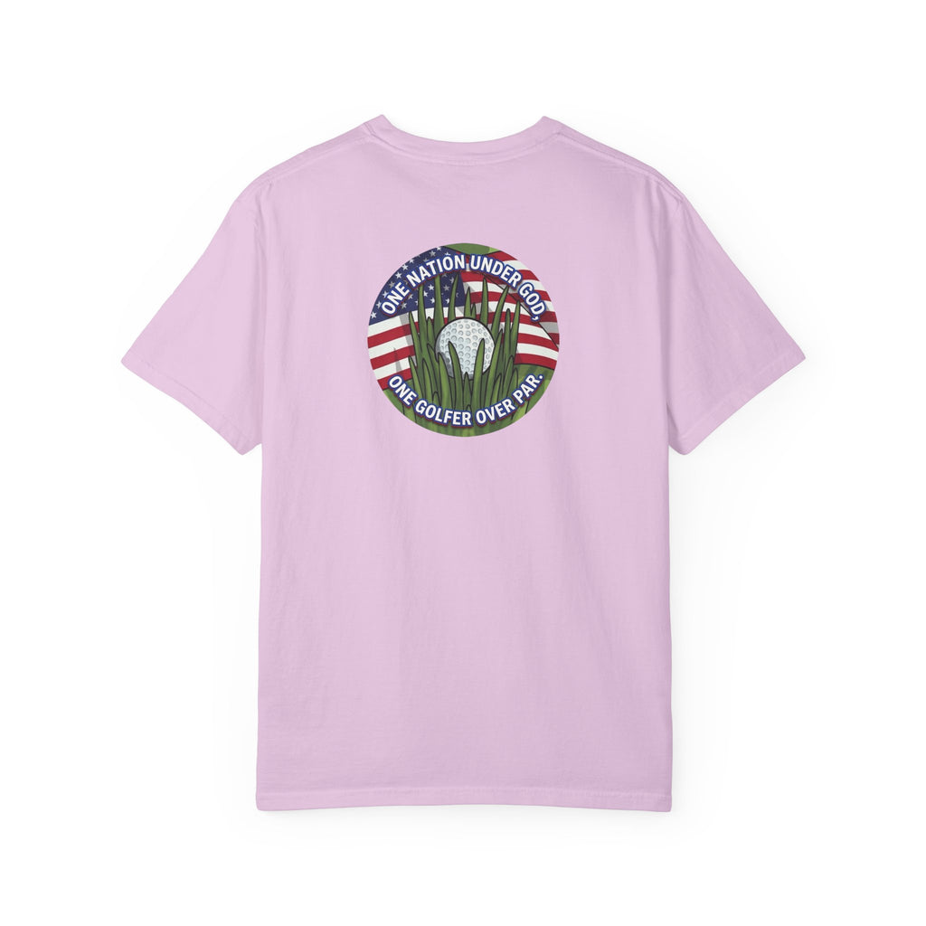 Golf T-Shirt — "One Nation Under God" Patriotic Golf Graphic Tee