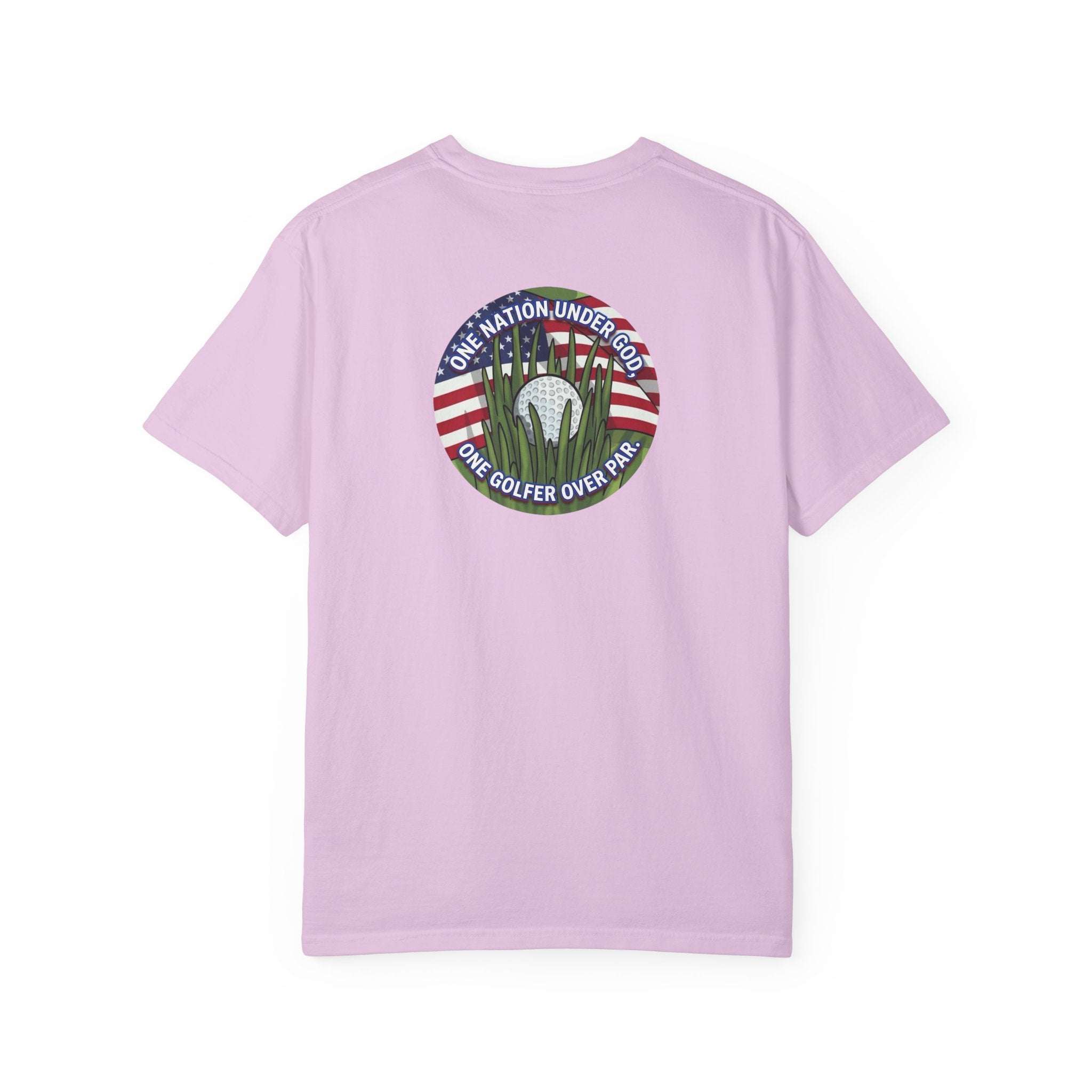 Golf T-Shirt — "One Nation Under God" Patriotic Golf Graphic Tee