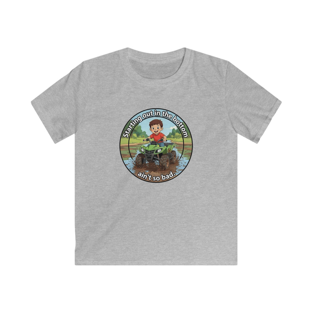 Kids Tee - 'Strap in Out in the Bog' Mud Bogging Off-Road ATV Graphic