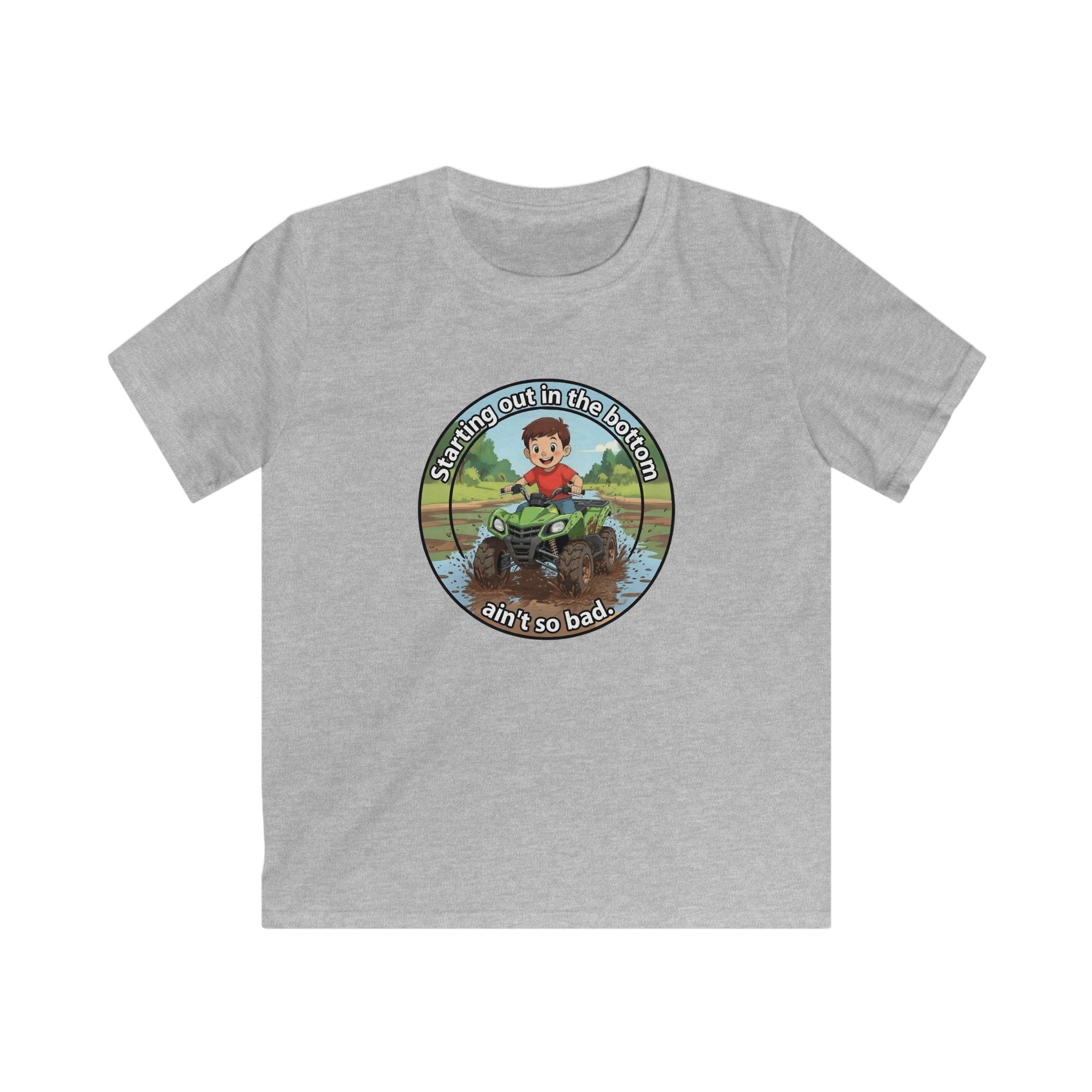 Kids Tee - 'Strap in Out in the Bog' Mud Bogging Off-Road ATV Graphic